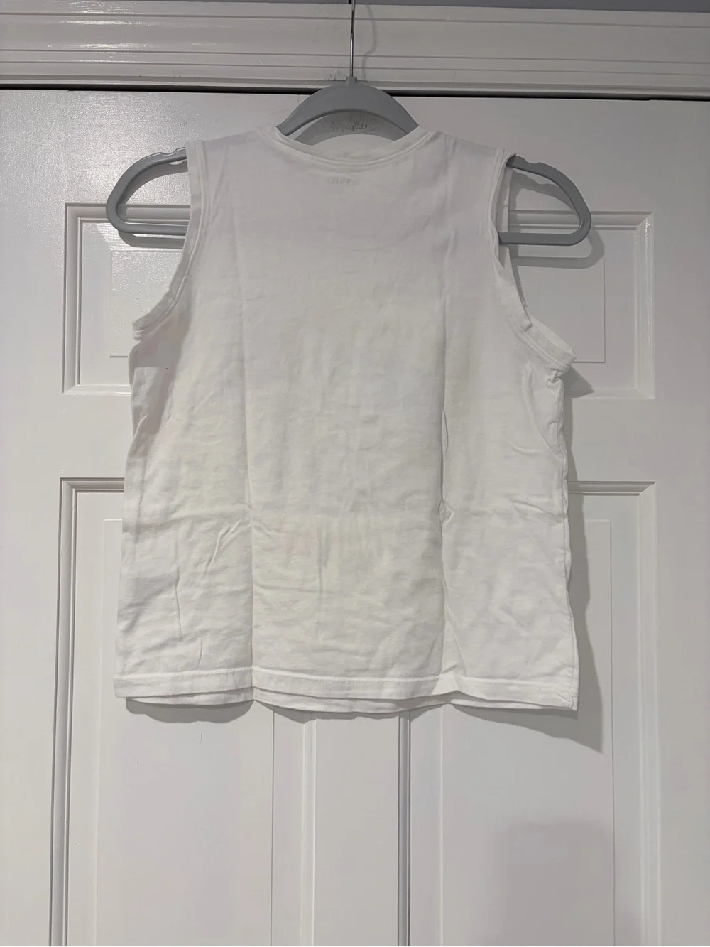 Old Navy White Kids 'Sunny Days Ahead' Graphic Tank with Blue & Yellow Print